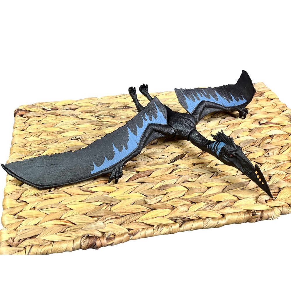 Mattel Jurassic World Rebirth Quetzalcoatlus Action Figure Black Blue JGC07